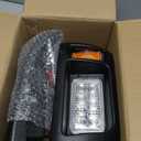 10L0L Golf Cart Headlights for Club Car DS (1993+) - Driver & Passenger Side Replacement, 12V Bright Headlights Direct Fit Gas/Electric Models, OEM# 101988002 101988001