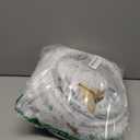 LUCKITTY Warm Fluffy Plush Cat Dog Tunnel Bed Under Christmas Tree Big Tube Playground Toys 3 FT Diameter Longer Crinkle Collapsible 3 Way, for Indoor Cat Kitty Kitten Puppy Rabbit Ferret White