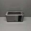 Mueller UltraToast Full Stainless Steel Toaster 4 Slice, Long Extra-Wide Slots for Bagels and Waffles, 6 Browning Levels, LED Display, Cancel/Defrost/Reheat Functions & Removable Tray, Kitchen Gadgets