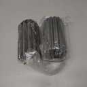 200 Count Cupcake Liners Baking Cup Flared Grease-proof Coated Paper Wave Muffin Wrappers Standard Cupcake Cups for Party, Wedding, Birthday, Christmas (Brown)