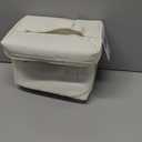 DALINDA Insulated Lunch Bag for Women,Lunch Box Cooler Bag Lightweight Nylon Waterproof Lunch Box LunchBags for Work (Cream,Beige) (Medium-7L)