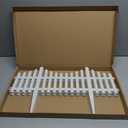 CHICIEVE Garden Fence Border for Decorative Fence Landscape Edging Plastic Flower Grass Lawn Bed Fencing Border,4 Pcs 24x13 inch