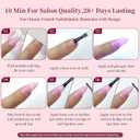 White French Tip Press on Nails Maigitur Medium Almond French Nail Tips Pink Bed 120Pcs Gel Nail Tips Swirl Strip Press on Nails in 15 Sizes Reusable Fake Nails for Women Girls Manicure