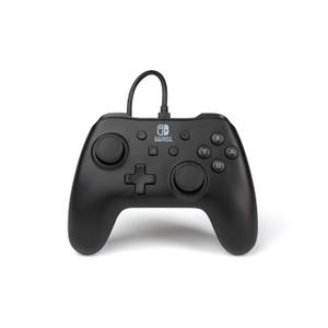 PowerA Nintendo Switch Wired Controller - Black, Detachable 10ft USB Cable, No Battery Required, Officially Licensed By Nintendo