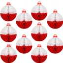 10PCS Gone Fishing Honeycomb Ball Decorations Centerpieces for Tables Bobber Paper Hanging Ceiling Sign Fishermen Themed Party Supplies for Fishing Theme Party Birthday Baby Shower Party Favor