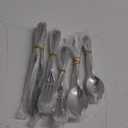 KINGSTONE 20 Piece Teardrop Silverware Set for 4, 18/10 Stainless Steel Flatware Set, Modern Design Cutlery Set for Home/Hotel/Wedding,Mirror Polished and Dishwasher Safe
