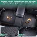Floor Mats & Cargo Liner Compatible with 2022-2026 Hyundai Tucson(Not for Hybrid),TPE All Weather Floor Liners & Cargo Mat 4pcs Full Set Tucson Accessories Black