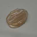 2 Pack Dry Body Brush for Cellulite Lymphatic Drainage - Handheld Massager for Legs Arms Back Gua Sha Tool Clear (Transparent)