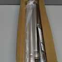 Adjustable Shower Curtain Rod 31-80 Inch, Never Rust Stainless Steel Silver Tension Rod, 1" Heavy Duty No-Drill for Bathroom, Kitchen & Closet