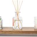 Narrow 17" Acacia Wood Riser Pedestal Stand Farmhouse Wood Display Riser for Kitchen and Bathroom Decor - Counter Display, Plant Stand, Jewelry Holder, Vanity Tray, Candle Stand (Narrow:17"x6"x1.57")