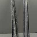 VEVOR 28" Hairpin Furniture Legs, Metal Home DIY Projects for Nightstand, Coffee Table, Desk, 500lbs Load Capacity with Rubber Floor Protectors, Metal Heavy Duty Sturdy Modern Table Legs, 4PCS Black (28 Inch solid)