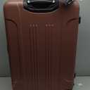 Travelers Club Chicago Hardside Expandable Spinner Luggage, Apple Butter, 5 Piece Set