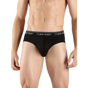 Calvin Klein Men's Underwear Micro Stretch 3-pack Hip Brief (Black, M)