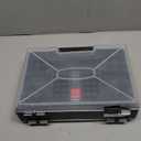 Upgraded Large Capacity Battery Storage Organizer with Tester, Battery Organizer Holds 185+Batteries with Double-Sided & Portable Handle, Fireproof & Splash-Proof Battery Holder for Most Sizes, Black