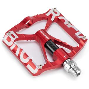ROCKBROS Mountain Bike Pedals MTB Pedals CNC Non-Slip Lightweight Aluminum Alloy Bicycle Pedals Sealed Bearings Bicycle Platform Pedals 9/16" BMX Road Bike Pedal