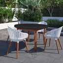 Covers & All Round Table Top Cover, 18 Oz Heavy Duty Waterproof UV & Weather Resistant Patio Table Cover, Outdoor Table Cover for Patio Outdoor Furniture & Coffee Table (30" Diameter x 4" H, Black)