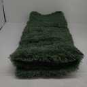 Soft Area Rugs for Living Room, 3'x5' Plush Fluffy Bedroom Rug, Non-Slip Shaggy Rugs for Dorm Teens Room Decor, Modern Indoor Furry Carpets for Playroom Study Office, Green