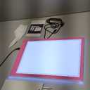 XIAOSTAR Light Box Drawing Pad, Tracing Board with Type-C Charge Cable and Brightness Adjustable for Artists, AnimationDrawing, Sketching, Animation, X-ray Viewing (A4-Pink)