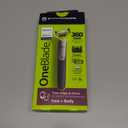 Philips Norelco for Face + Body, Electric Beard Trimmer, Shaver and Groomer, 5in1 Adjustable Comb, 1x Body Kit, Model QP2834/70, OneBlade 360 Face + Body, Black/Lime Green