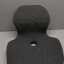 Seat Cushion, Memory Foam Chair Seat Cushion with Lumbar Support Back Cushion for Students Coccyx Cushion Office Car Booster Seat Cushion Posture Correction (Enlarged Size, Dark Gray)