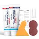 Drywall Repair Kit,2 Pack Wall Mending Agent,Wall Spackle with Scraper, Wall Surface Hole Fill Quick and Easy Solution