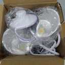 2 Pack Uplighting Indoor, LED Floor Can Lights with Remote and Timer, 3 Color Temps Dimmable Spotlight for Corner Sofa Plant Home Accent Lighting, 5.9 FT Plug Cord & Foot Switch, Black