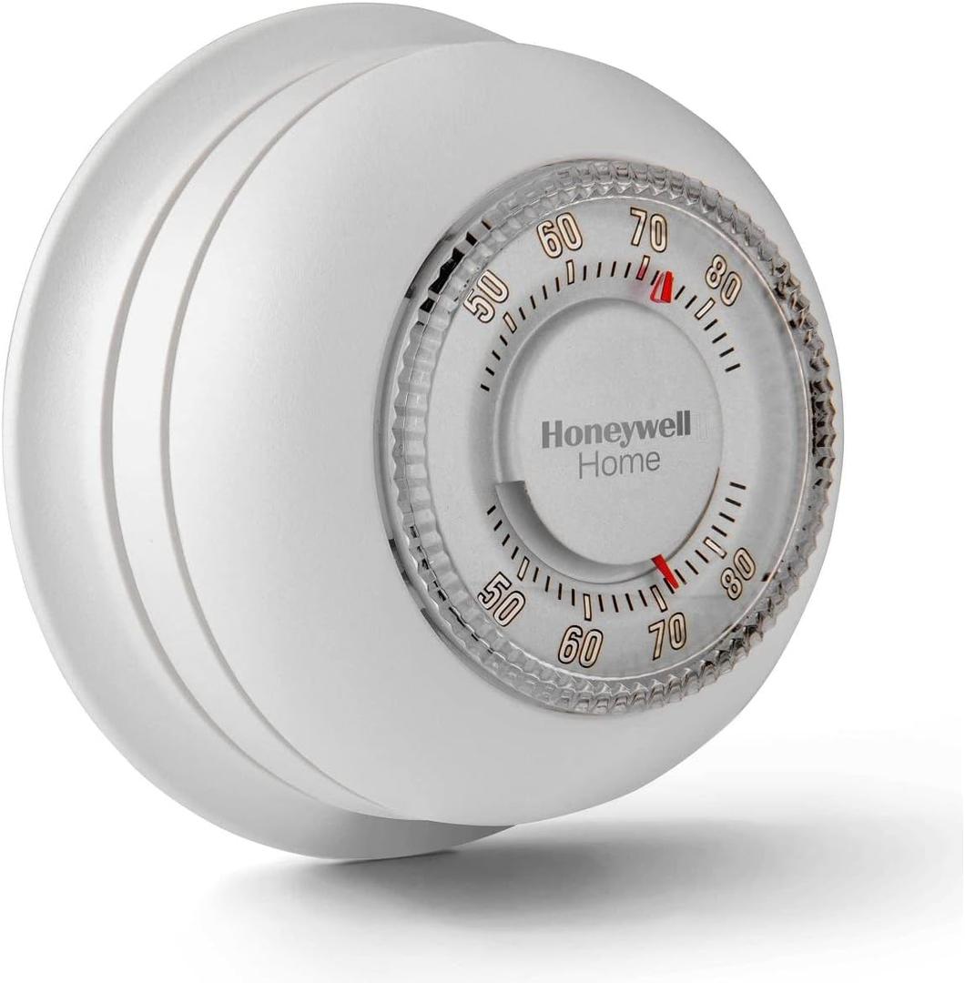 Honeywell Home CT87K1004 The Round Heat Only Manual Thermostat