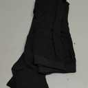 AMZAM Medical Compression Pantyhose for Women Men, 15-20 mmHg Graduated Compression Tights, Opaque Toeless Compression Stockings Waist High Support Tights for Edema, Varicose Veins, DVT,Black XXL