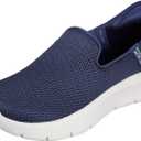 Skechers Women's Hands Free Slip-Ins Go Walk Flex-Relish Sneaker (8.5, Navy)
