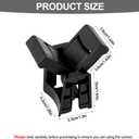 Cup Holder Insert Divider, Cup Holder Center Console Insert Divider for Toyota Highlander 2015 2016 2017 2018 2019 2020 Replacement Part Accessories 55618-0E200-C0