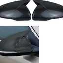 Rear View Side Mirror Cover Side Mirror Cap Compatible with Kia Optima K5 2016 2017 2018 2019 2020 (Carbon Fiber Look)