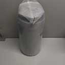 CYMULA Camping Cot Mattress 2in Memory Foam Sleeping Pad,Soft Warm Non-Slip Camping Mattress Topper with Retaining for Adults,Portable Roll up Pad for Travel(75 x30)only Mattress (Grey)