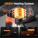 20 Bar Espresso Coffee Machine with LED Touch Screen, Espresso Maker with Self-Cleaning Function & Milk Frother, Compact Cappuccino & Latte Maker for Home and Office