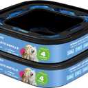 Genie Refill Bags for Cat Dog 2 Pack - Total 56FT Lasts Up to 8 Months - 2026 New Superior Odor Control for Dog Poop Cat Litter Bags - Pet Waste Refill Bags Fits Pet Genie and Litter Genie Pails