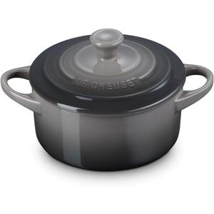 Le Creuset Stoneware Mini Round Cocotte, 14 oz., Oyster
