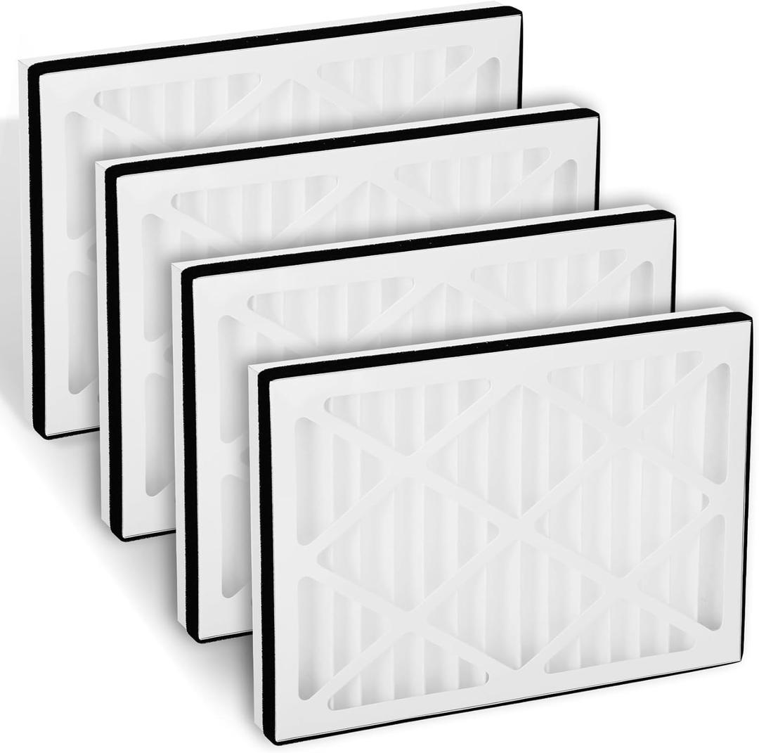 MERV 11 Filter Compatible with 1350/1350IG Air Filtration System, Pack of 4, Trapping 85% Microscopic Dirt to Eliminate Workspace Dust, Boost Air Quality & Safeguard Your Health
