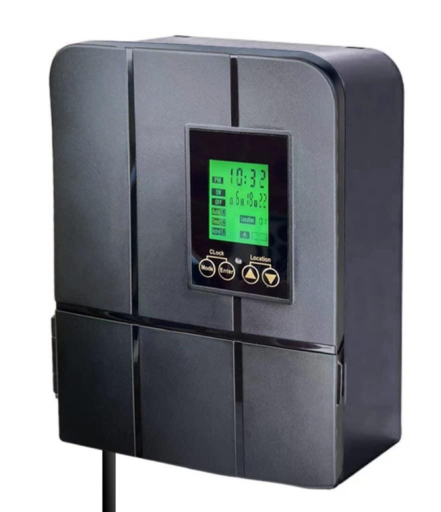 Wohenhao 300W Low Voltage Landscape Lighting Transformer Outdoor LED Power Supply with Dusk to Dawn Sensor & Astronomical Timer, Waterproof, Toroidal Core Design, ETL Listed