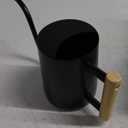 Plant Watering Can,35oz Metal Watering Can, Stainless Steel Indoor Plants with Long Curved Spout, Small Bonsai Outdoor Garden Modern Decorative(Black)