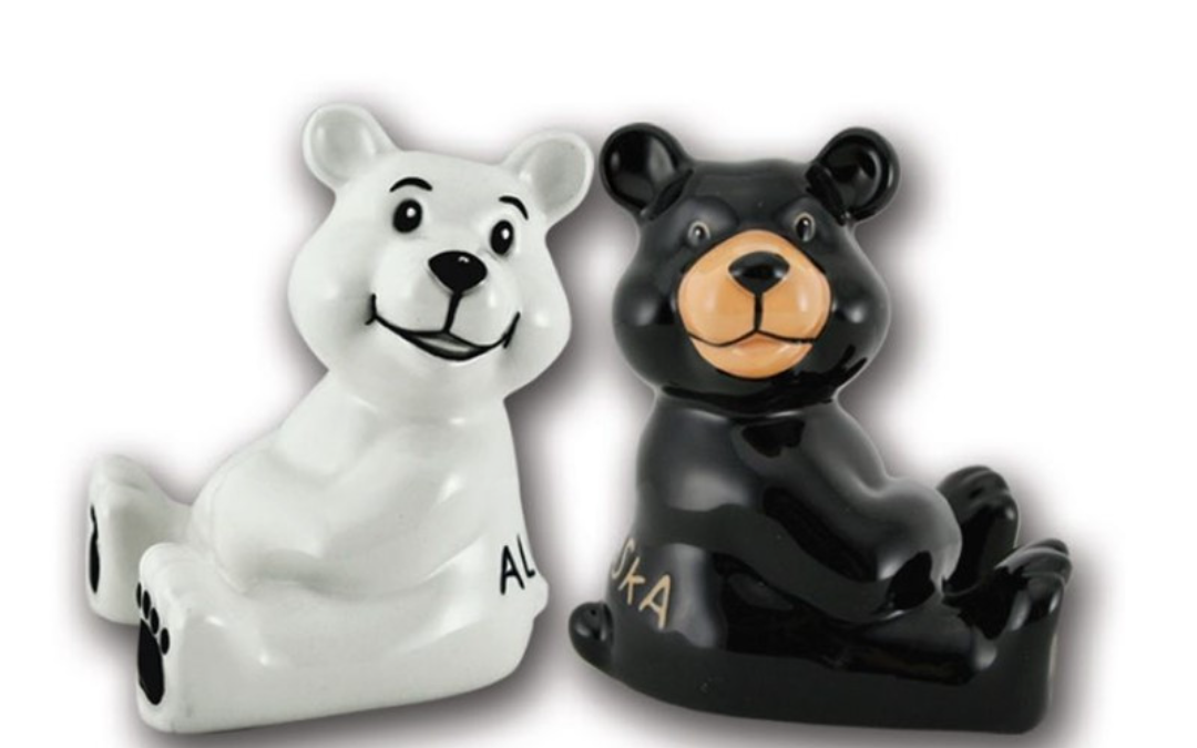 Bear Set Salt & Pepper Shakers