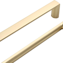 10 Pack Classic Cabinet Handles-5"/128mm Screw Spacing Matte Brushed Gold Furniture Hardware Handles for Kitchen Cabinets Bedroom Cabinet Pull