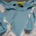 Funziez! Sea Creatures Onesie Lobster, Clown Fish, Hammerhead Shark, Octopus, Squid - Plush Adult Animal Costume Jumpsuit (Medium, Narwhal)