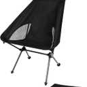 High Back Camping Chair, Carbon Fiber Frame 2.7 lbs Lightweight | ultralight camping chair carbon fiber frame portable ultra light support up to 330 lbs 600D Oxford fabric easy to clean