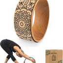 Myga Yoga Wheel,Exercise Prop for Back Pain, Yoga Poses, Pilates, Stretches, Backbend Inversions and Bridge Position,Improves Flexibility, Balance and Core Strength