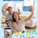 Kids Smart Phone, 3.97" Touchscreen Learning Toy with Dual Camera, 210+ Games, 190+ Drawing Activities, and 45+ Fun Stickers, 8GB Kids Cell Phone, Perfect Birthday for Ages 3-12