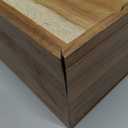 ALELION Rectangular Tissue Box Cover for 120, 160 Count Box - Acacia Wood Rectangle Tissue Box Holder - Decorative Facial Cube Tissue Box Cover for Tabletop Night Stands Bathroom Office