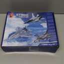 F-14 Fighter Military Army Airplane Building Bricks Set- Compatible with Lego Planes and Jets, Gifts of Construction and Toys for Military Enthusiasts and Boys (404 Pcs)