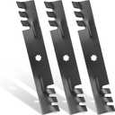Keycci D140 Blades Compatible with John Dee re 48 inch Mower, GY20852 Blades Fits for John Dee re GX21784 GX21786 AM137757, D140 E140 Z355E LA145 E160 E170 D155 LA130 Z255 S170, 3 Pack