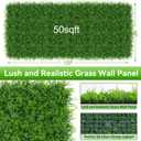 Artificial Grass Wall Panels,60"x120" (50 SQFT) Boxwood Roll