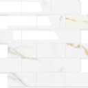 2026 New Upgrade Peel and Stick Backsplash Tile, Peel and Stick 11.34" X 11.57" Wall Tile for Kitchen, Bathroom, Fireplace, Laundry (Polished Marble, 10 Packs)