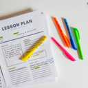 BIC Brite Liner Highlighters with Chisel Tip for Broad and Fine Lines, 24-Count Pack in Assorted Colors